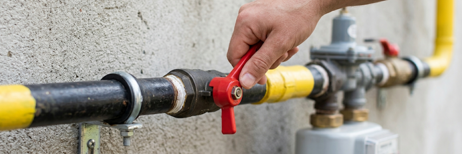 Licensed plumber detecting a gas leak in an Altona home
